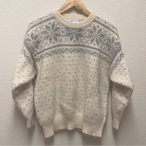 Vintage mohair and merino wool sweater